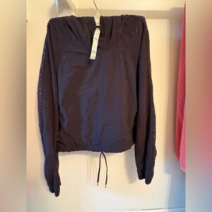 Lululemon Athletica Black Mesh Light Jacket
